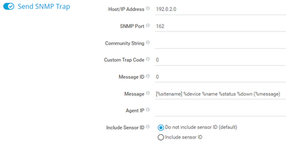 Send SNMP Trap